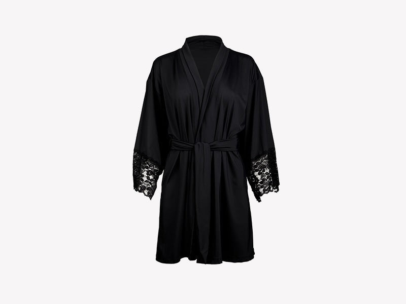 Cool Essential Robe, Black
