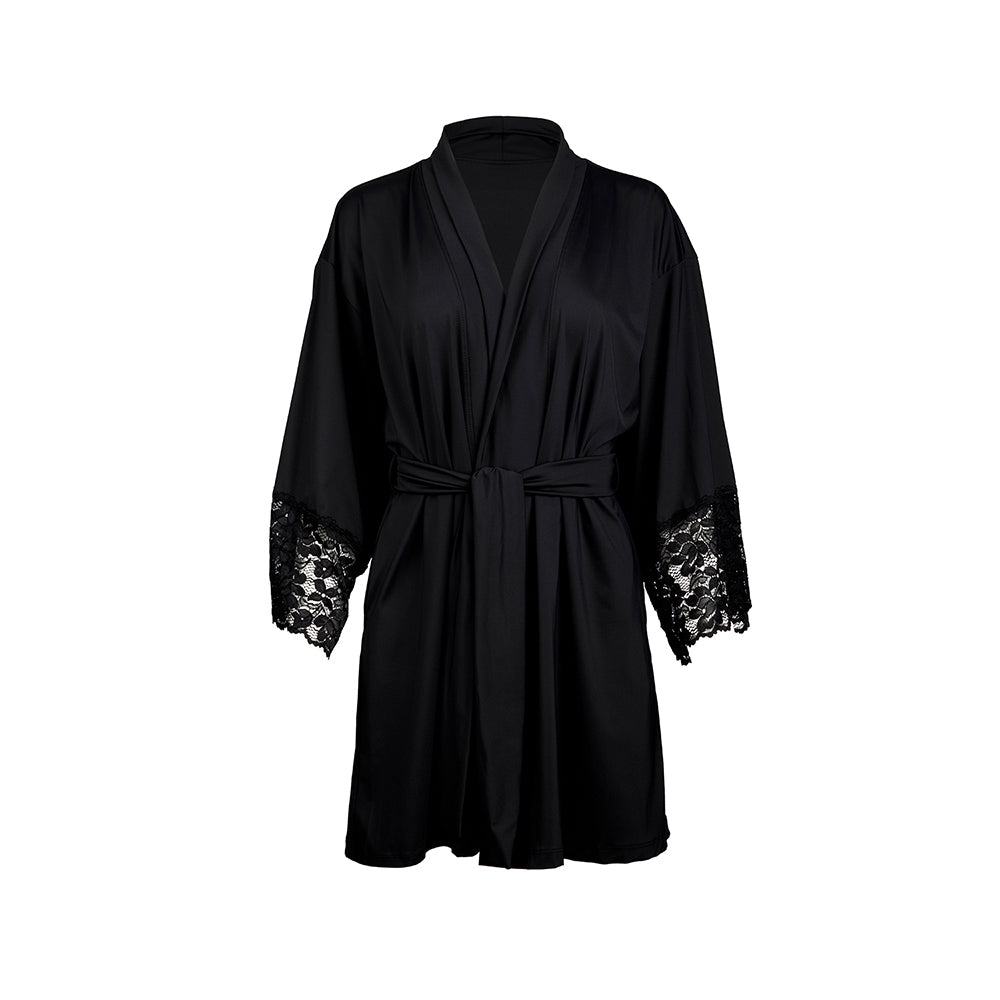 Cool Essential Robe, Black
