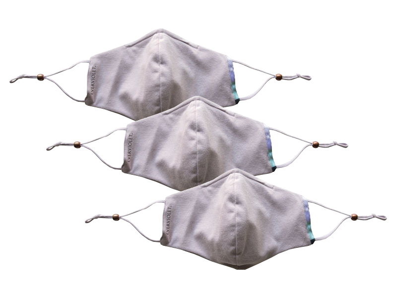 Alyx Organic Cotton Face Mask 3-pack, Mauve