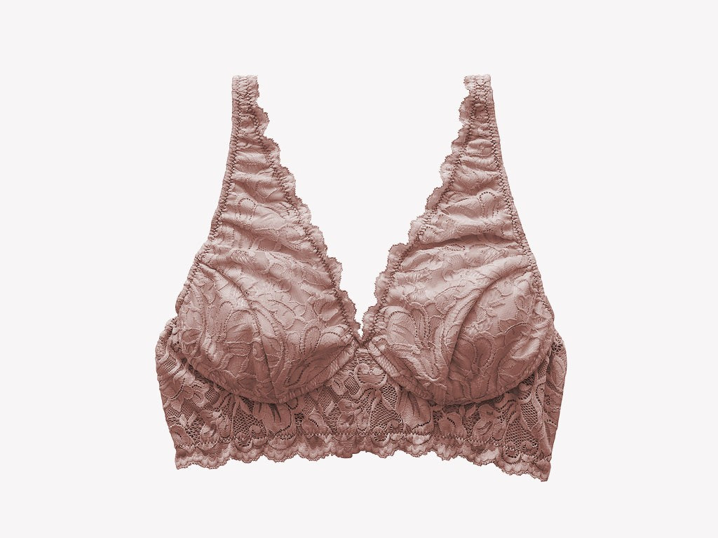 Vela Wireless Bra, Rose