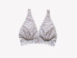 Vela Wireless Bra, Grey / Mauve