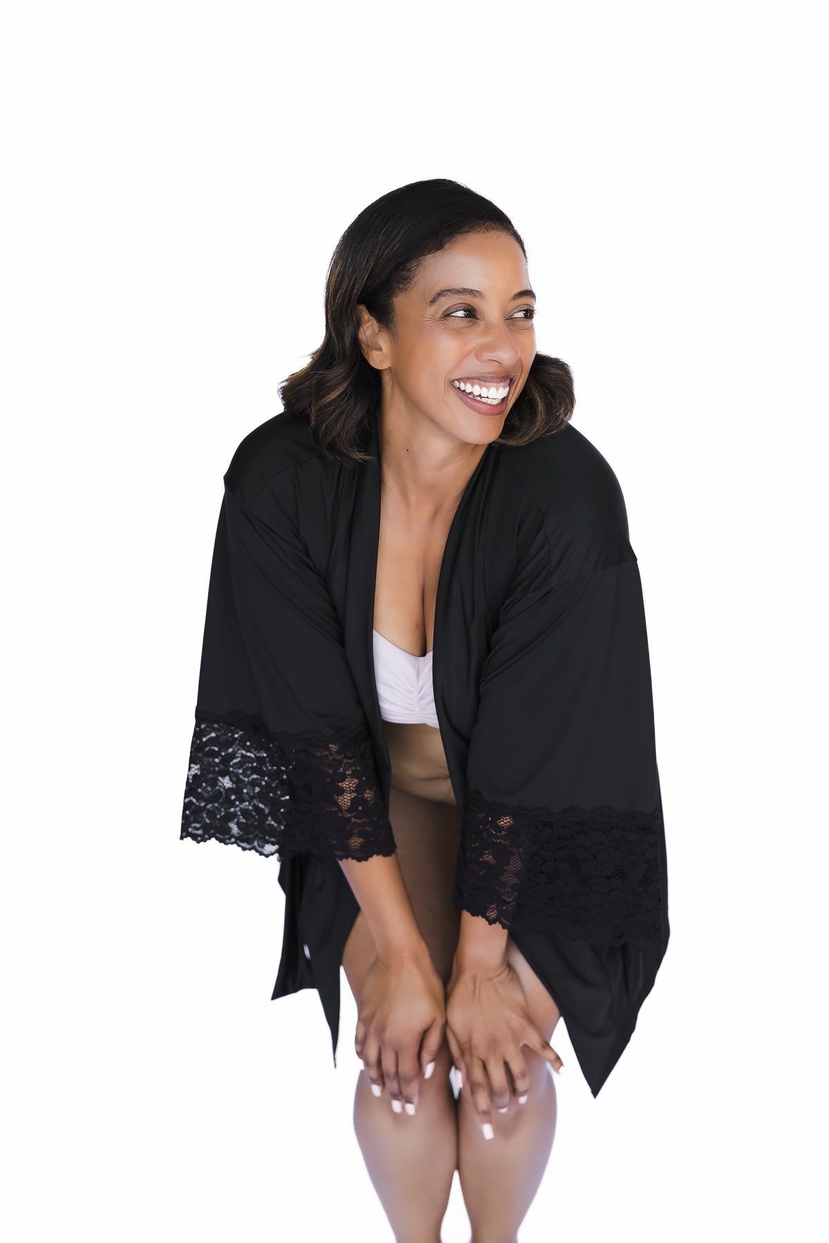 Cool Essential Robe, Black