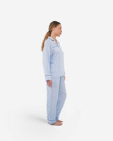 Woven Cotton Long Pajama Set