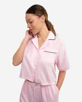 Woven Cotton Short Pajama Set