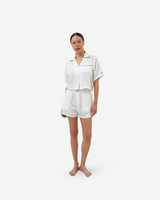 Woven Cotton Short Pajama Set