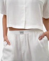 Woven Cotton Short Pajama Set