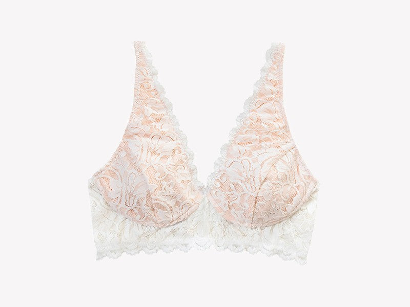 Bras for body changes #Color_White / Blush