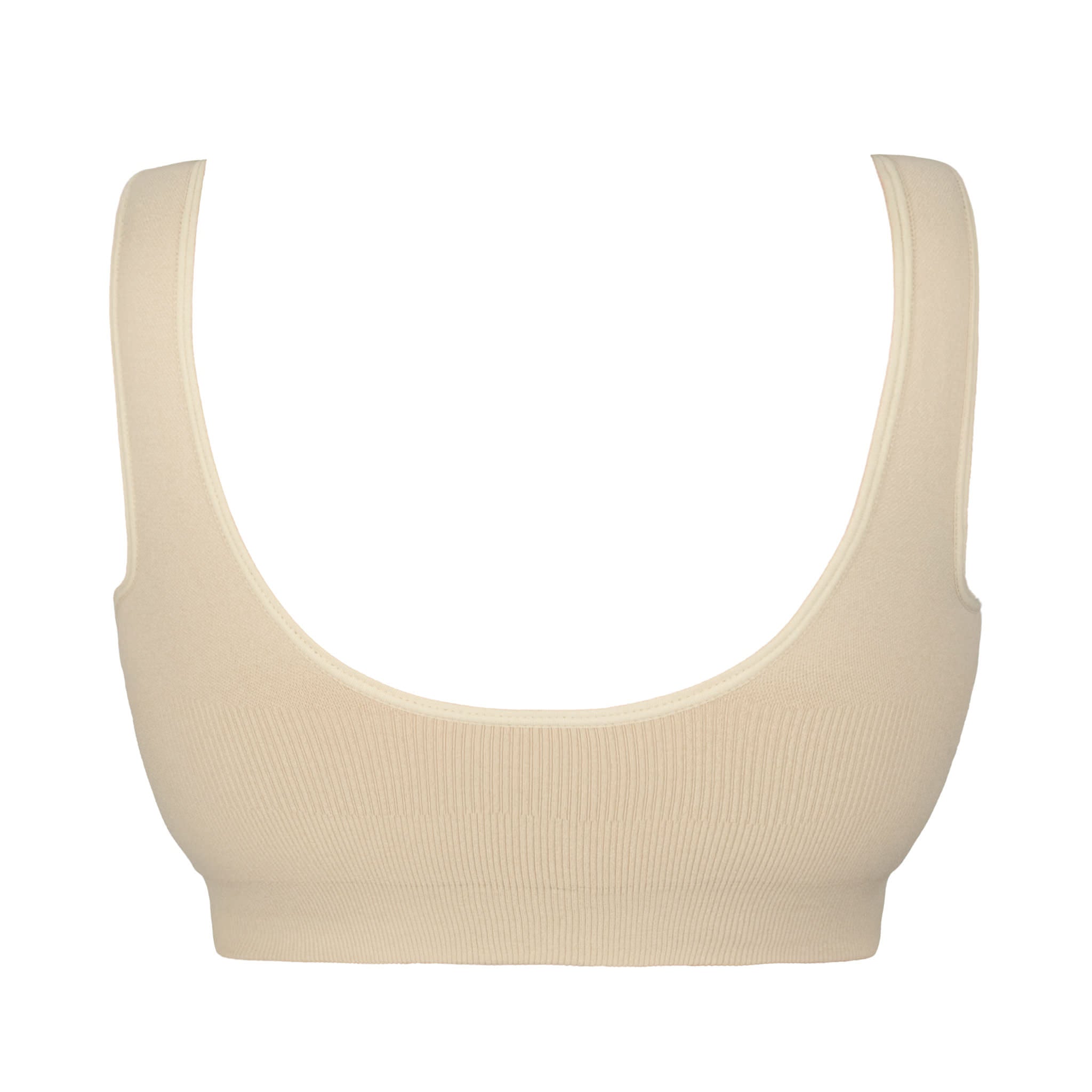 Full Coverage Nipple Concealing Wire-Free Bra | Non-Padded - Nude