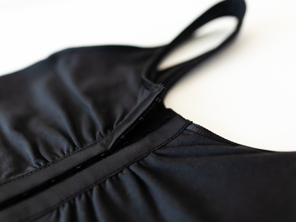 Mastectomy bras with pockets #Color_Black