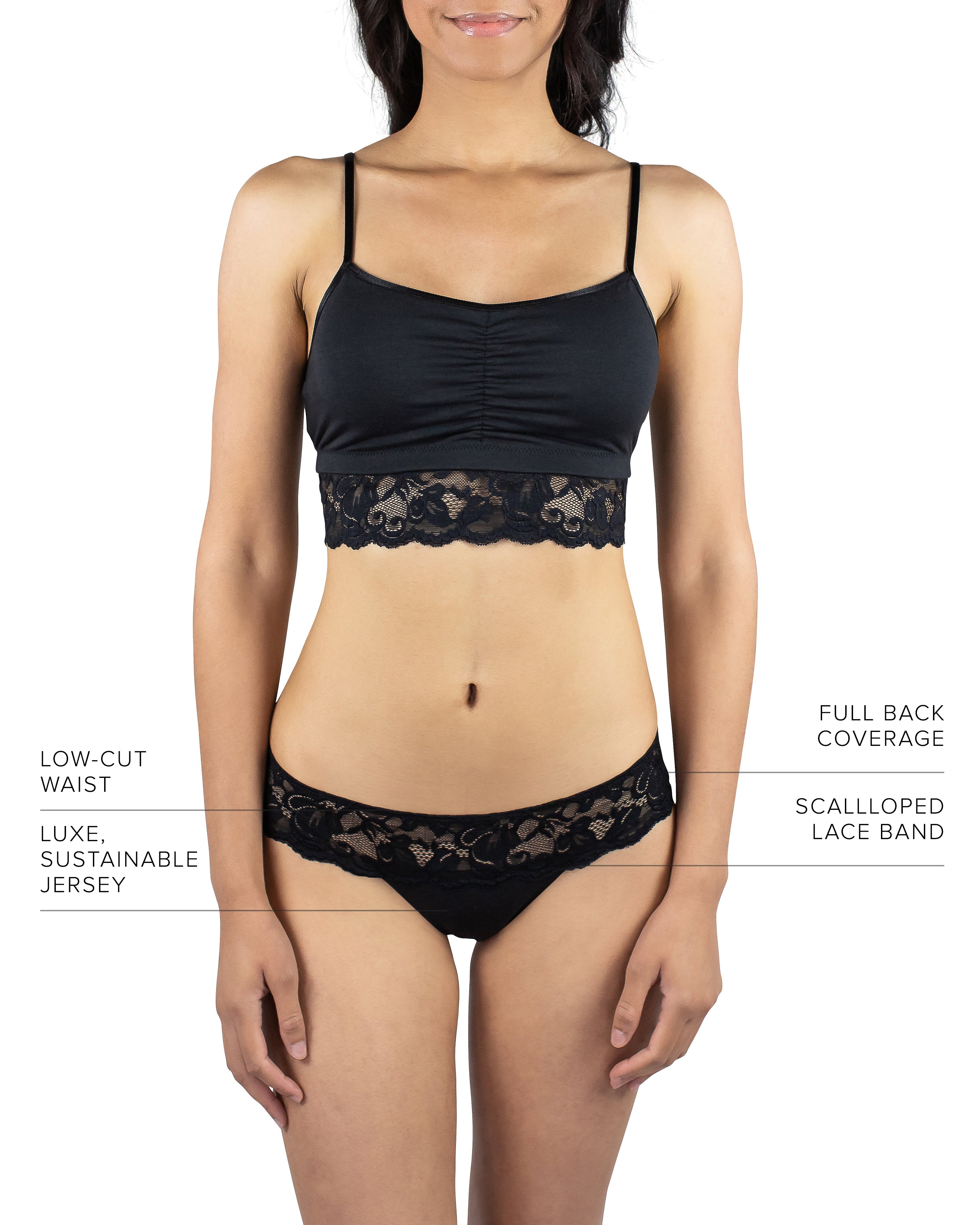 Astrid Brief Panty, Black