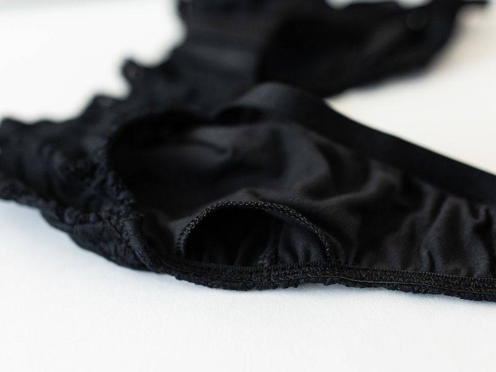 Pocketed Bra #Color_Black