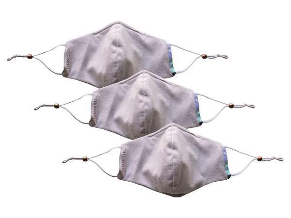 Alyx Organic Cotton Face Mask 3-pack, Mauve