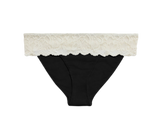Astrid Brief Panty XL, White / Black