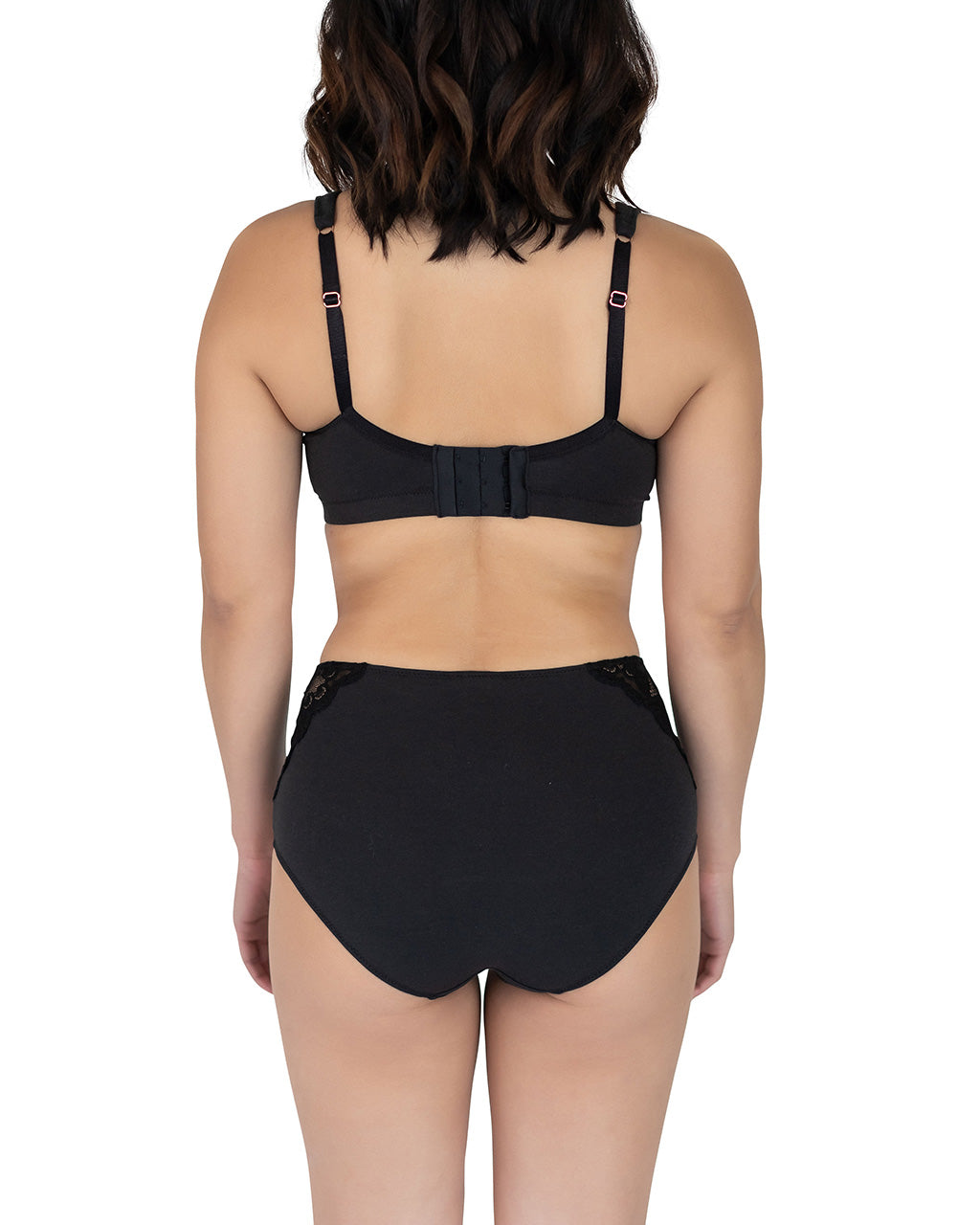 Portia High Waisted Panty, Black